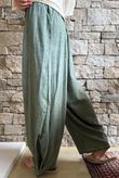 Lindin Linen Blend Dart Barrel Pant Washed Khaki